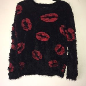 Forever 21 Fluffy Kiss Sweater